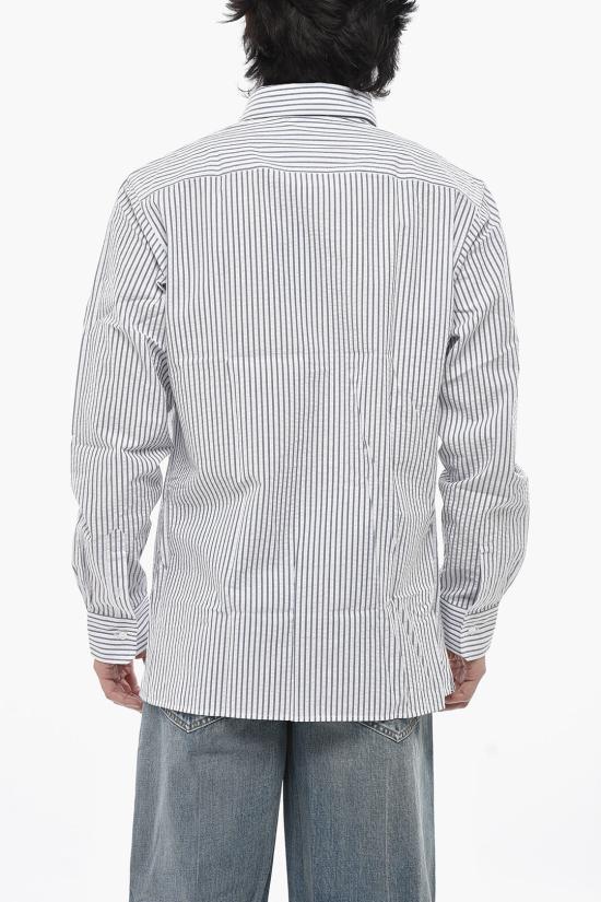  파올로 페코라 긴팔 셔츠 24IC1M0G0231516R161 Bianco Blu - PAOLO PECORA