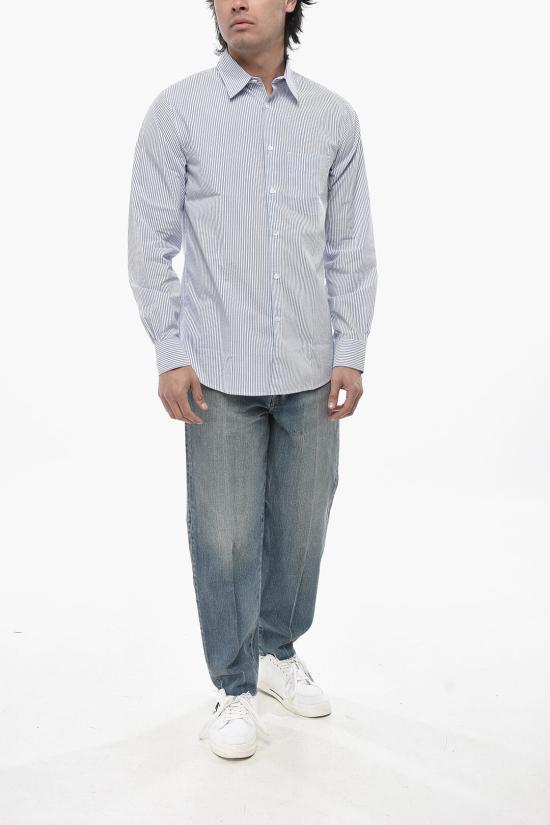  파올로 페코라 긴팔 셔츠 24IC1M0G0121516R161 Bianco Blu - PAOLO PECORA