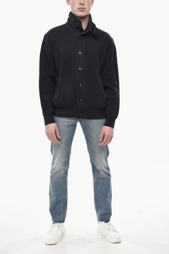  파올로페코라 가디건 24IC1M0AO03F0066462 Blue - PAOLO PECORA