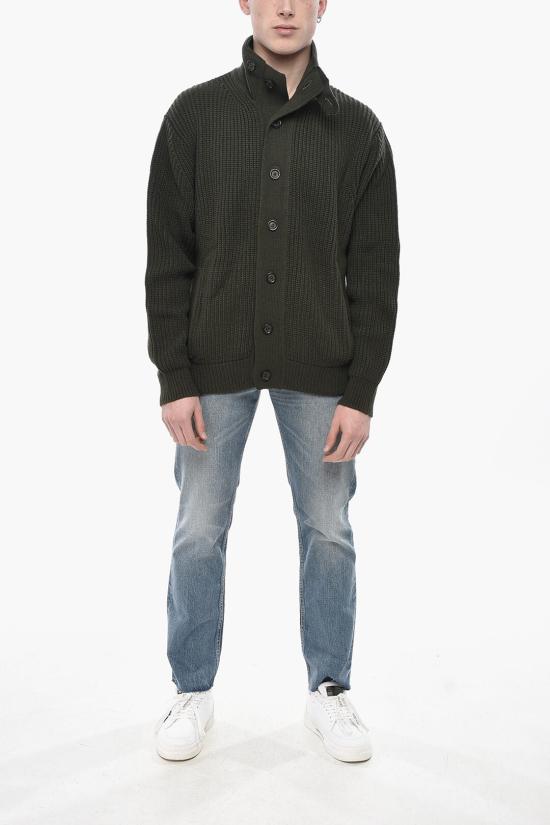  파올로페코라 가디건 24IC1M0AO03F0065334 Green - PAOLO PECORA