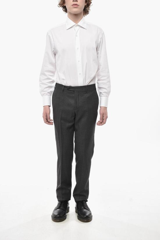  꼬르넬리아니 스트레이트 팬츠 825264 7987258 014 Gray - CORNELIANI