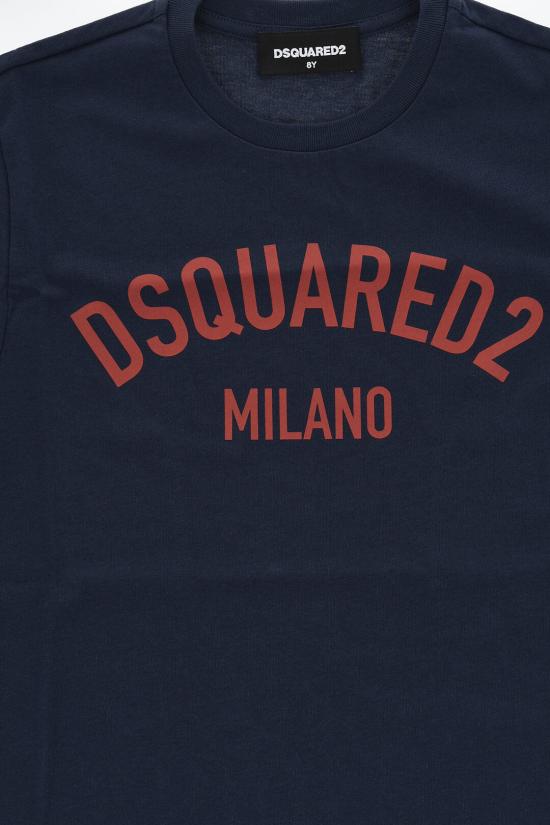  [키즈] 디스퀘어드2 티셔츠 DQ1983 D00MV DQ875 Blue - DSQUARED2