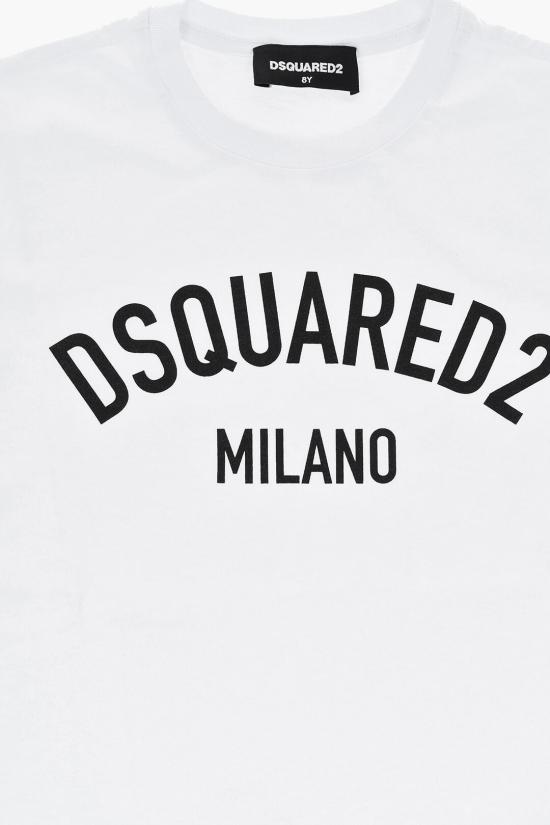  [키즈] 디스퀘어드2 티셔츠 DQ1983 D00MV DQ100 White - DSQUARED2