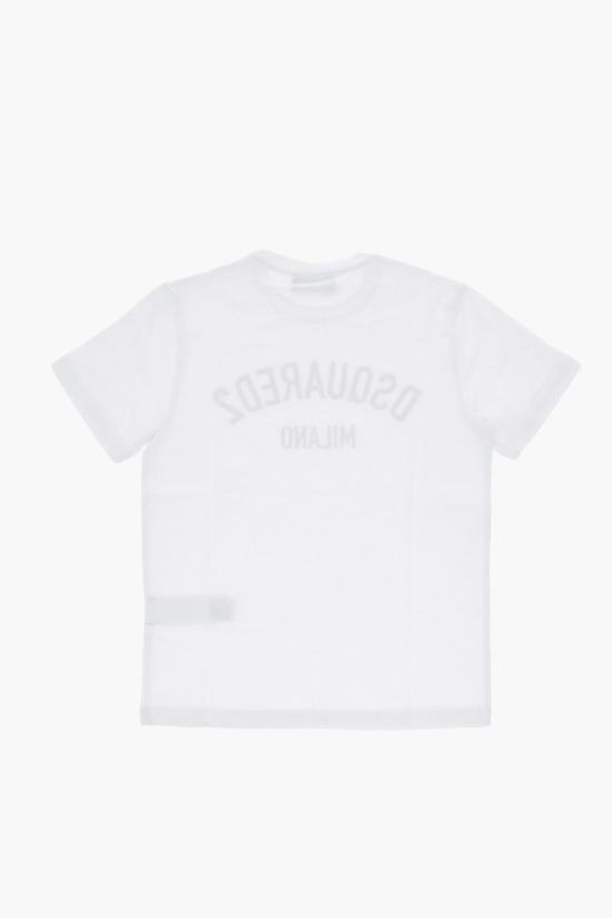  [키즈] 디스퀘어드2 티셔츠 DQ1983 D00MV DQ100 White - DSQUARED2