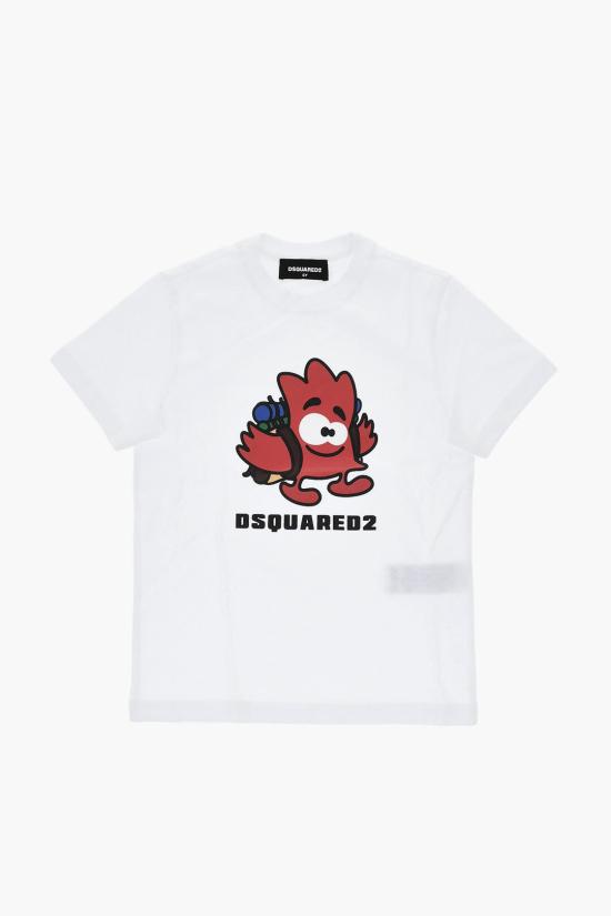  [키즈] 디스퀘어드2 티셔츠 DQ1971 D00MM DQ100 White
