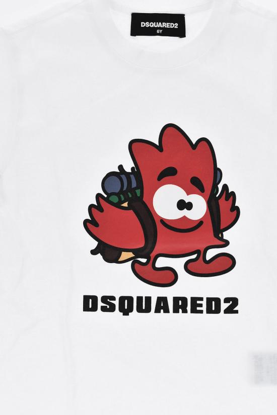  [키즈] 디스퀘어드2 티셔츠 DQ1971 D00MM DQ100 White - DSQUARED2