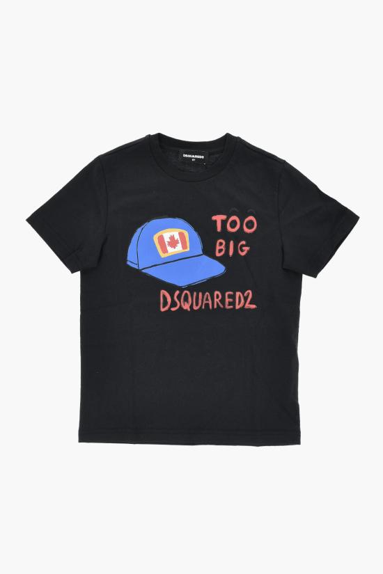  [키즈] 디스퀘어드2 티셔츠 DQ1970 D00XM DQ900 Black