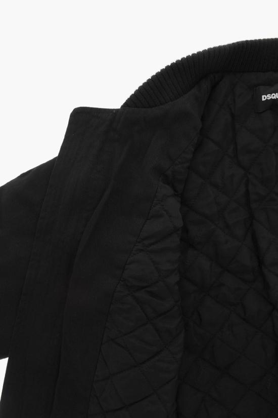  [키즈] 디스퀘어드2 봄버 자켓 DQ1902 D0093 DQ900 Black - DSQUARED2