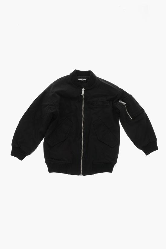  [키즈] 디스퀘어드2 봄버 자켓 DQ1902 D0093 DQ900 Black
