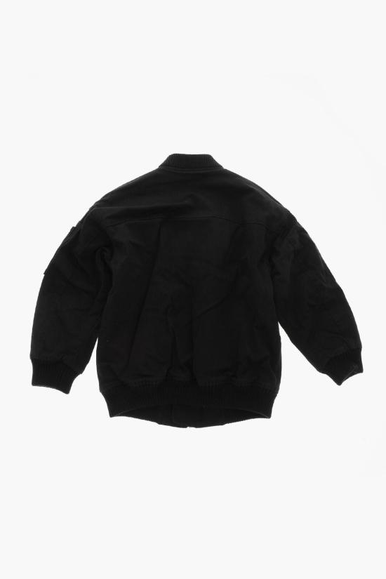  [키즈] 디스퀘어드2 봄버 자켓 DQ1902 D0093 DQ900 Black - DSQUARED2