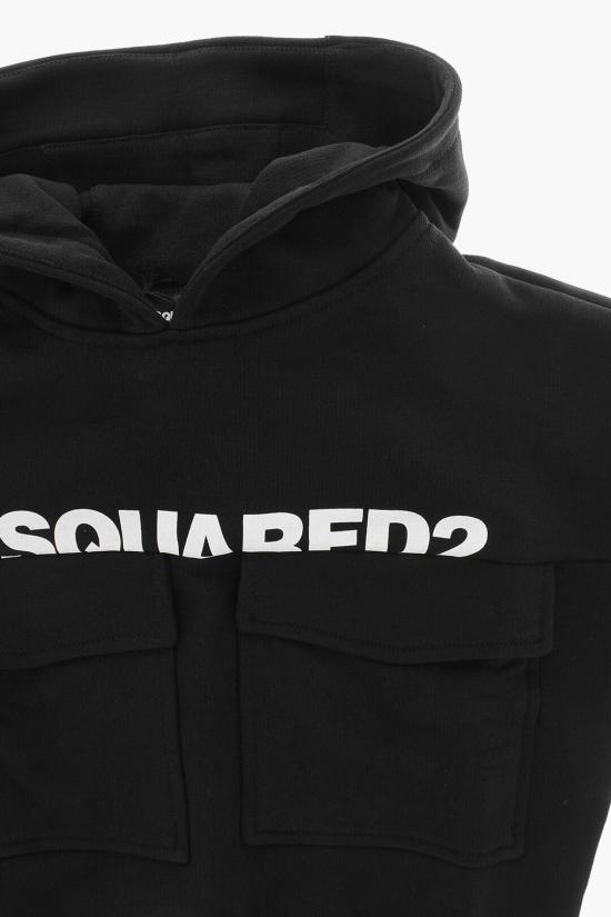  [키즈] 디스퀘어드2 티셔츠 DQ1944 D003G DQ900 Black - DSQUARED2