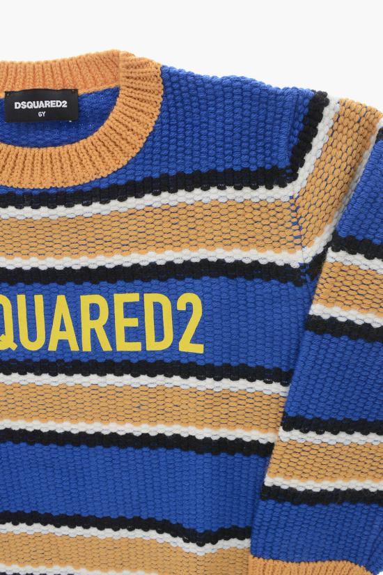  [키즈] 디스퀘어드2 풀오버 DQ1939 D0A57 DQ822 Beige Blu - DSQUARED2