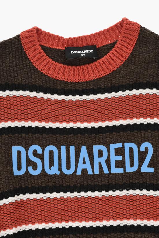  [키즈] 디스퀘어드2 풀오버 DQ1939 D0A57 DQ770 Marrone Rosso - DSQUARED2