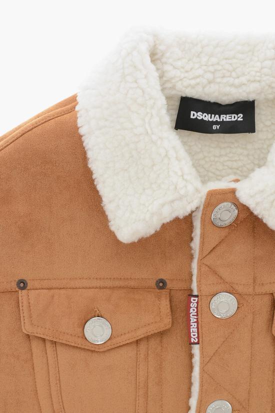  [키즈] 디스퀘어드2 캐주얼 자켓 DQ1935 D00V7 DQ766 Brown - DSQUARED2