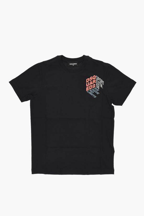  [키즈] 디스퀘어드2 티셔츠 DQ1837 D0A3Z DQ900 Black