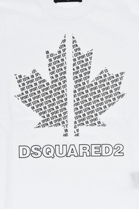  [키즈] 디스퀘어드2 티셔츠 DQ1852 D00MM DQ100 Black White - DSQUARED2