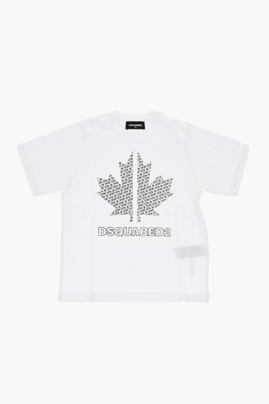  [키즈] 디스퀘어드2 티셔츠 DQ1852 D00MM DQ100 Black White