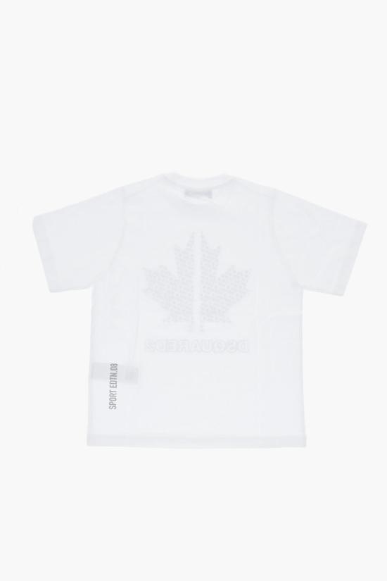  [키즈] 디스퀘어드2 티셔츠 DQ1852 D00MM DQ100 Black White - DSQUARED2