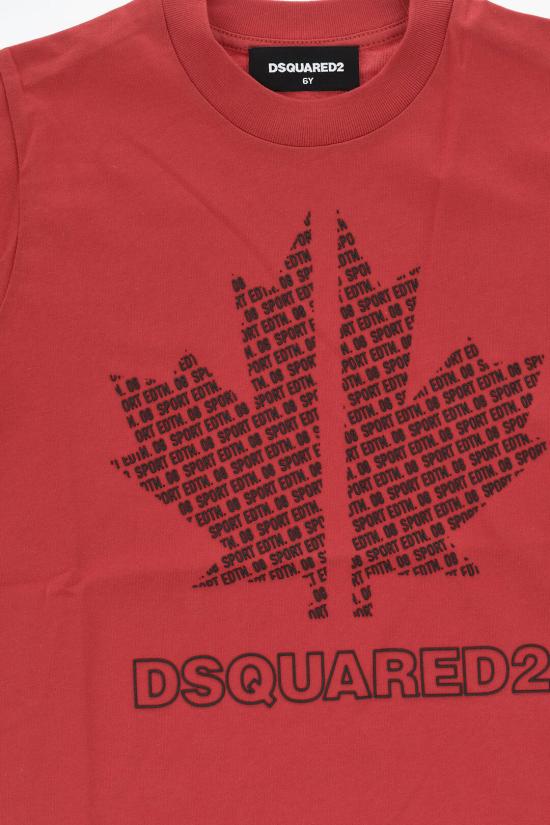  [키즈] 디스퀘어드2 티셔츠 DQ1852 D00MM DQ411 Red - DSQUARED2
