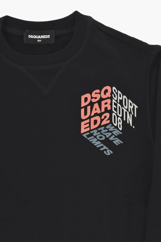  [키즈] 디스퀘어드2 티셔츠 DQ1838 D0A41 DQ900 Black - DSQUARED2