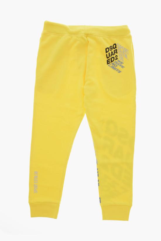  [키즈] 디스퀘어드2 스트레이트 팬츠 DQ1840 D0A41 DQ205 Yellow - DSQUARED2