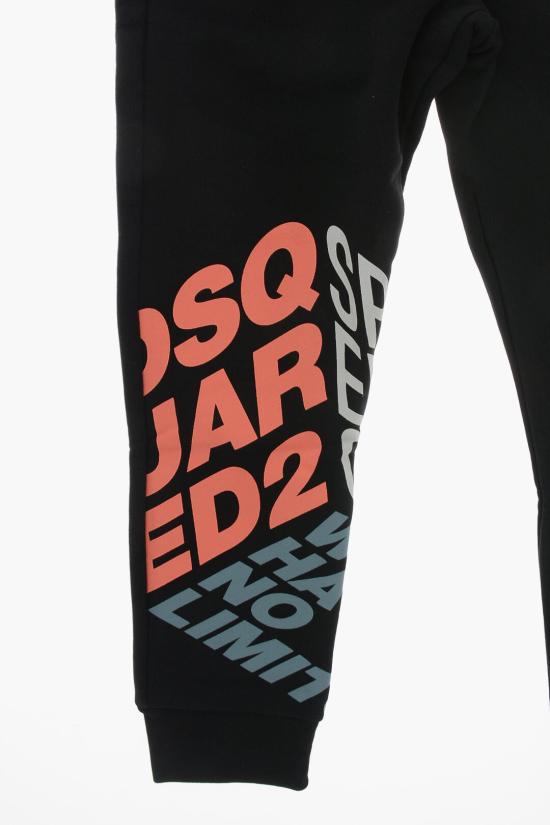  [키즈] 디스퀘어드2 스트레이트 팬츠 DQ1840 D0A41 DQ900 Black - DSQUARED2