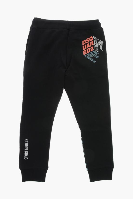  [키즈] 디스퀘어드2 스트레이트 팬츠 DQ1840 D0A41 DQ900 Black - DSQUARED2