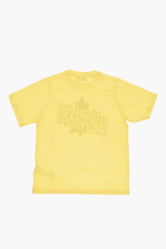  [키즈] 디스퀘어드2 티셔츠 DQ1743 D00MV DQ219 Yellow - DSQUARED2
