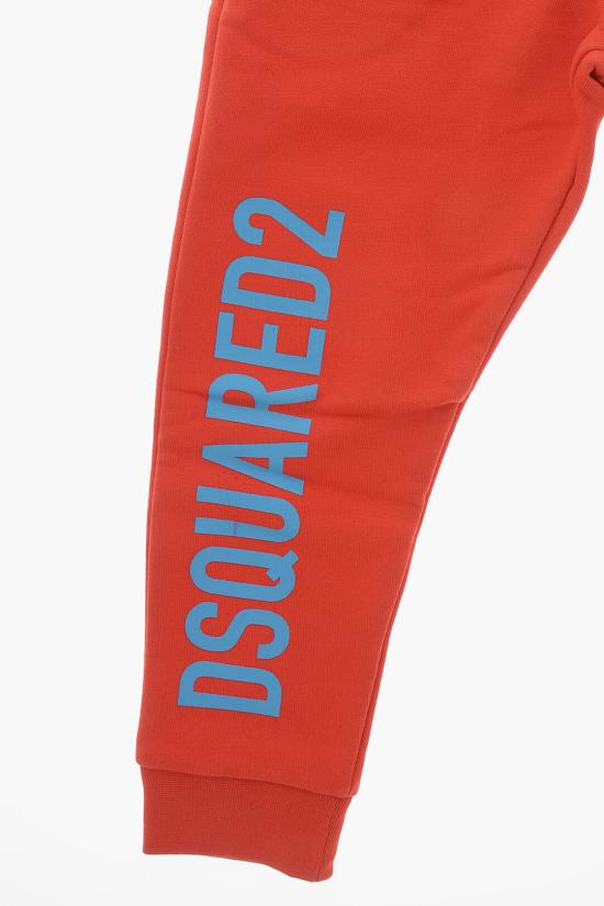  [키즈] 디스퀘어드2 스트레이트 팬츠 DQ1766 D0A4D DQ413 Red - DSQUARED2