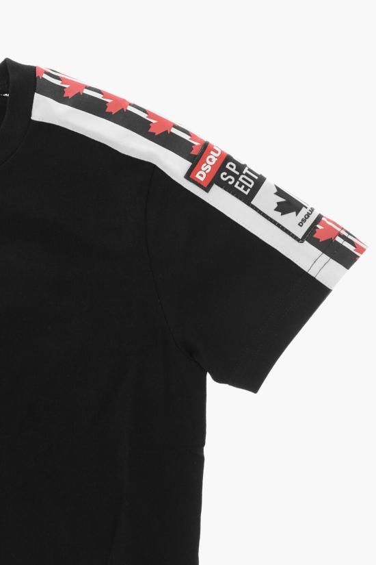  [키즈] 디스퀘어드2 티셔츠 DQ1856 D0A4K DQ900 Black - DSQUARED2