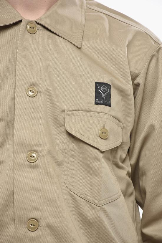  사우스투웨스트에잇 긴팔 셔츠 OT517A KHAKI Beige - SOUTH2 WEST8