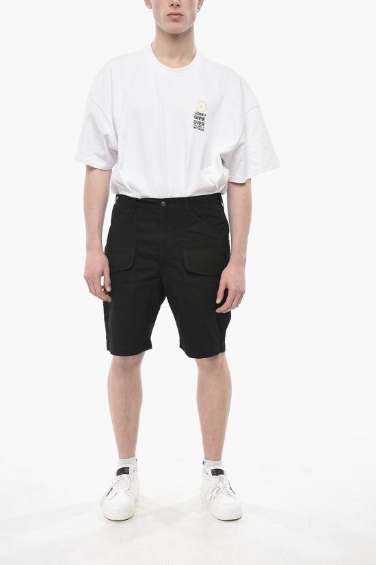  오어슬로우 숏팬츠 01 7023 61DM USED W PAINT Black - ORSLOW