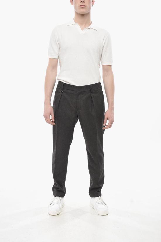  파올로페코라 스트레이트 팬츠 24IC1M0B04151349000 Gray - PAOLO PECORA