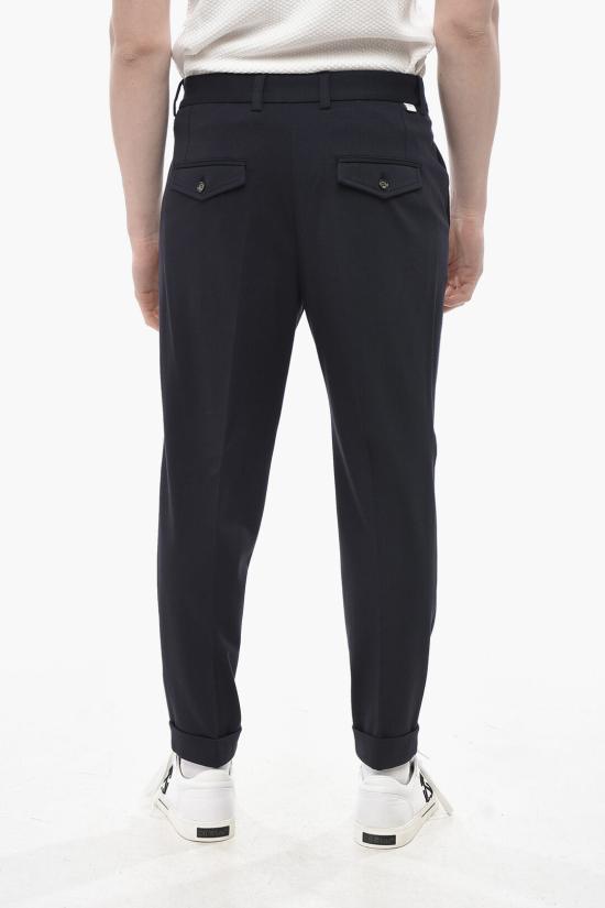  파올로페코라 치노 팬츠 24IC1M0B12B47015334 Blue - PAOLO PECORA