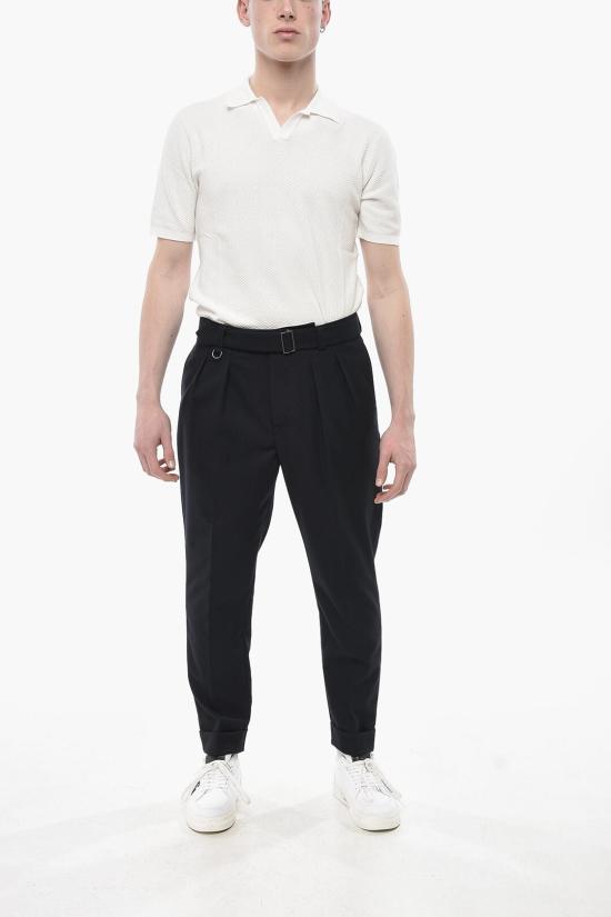  파올로페코라 스트레이트 팬츠 24IC1M0B05351348488 Blue - PAOLO PECORA