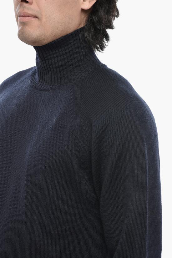  파올로페코라 터틀넥 24IC1M0A052F0096462 Midnight blue - PAOLO PECORA