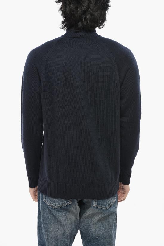  파올로페코라 터틀넥 24IC1M0A052F0096462 Midnight blue - PAOLO PECORA