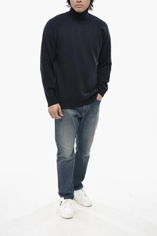  파올로페코라 터틀넥 24IC1M0A052F0096462 Midnight blue - PAOLO PECORA