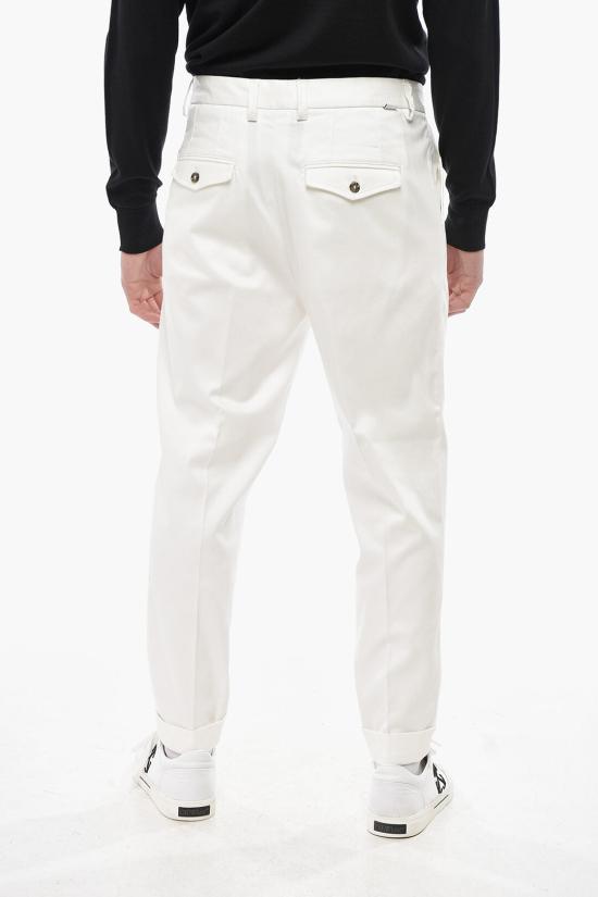  파올로페코라 치노 팬츠 24IC1M0B12651831102 White - PAOLO PECORA