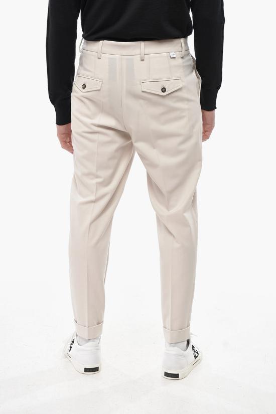  파올로페코라 스트레이트 팬츠 24IC1M0B12830571420 Beige - PAOLO PECORA MILANO