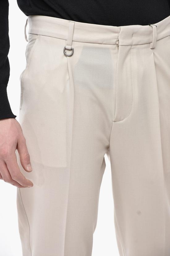  파올로페코라 스트레이트 팬츠 24IC1M0B12830571420 Beige - PAOLO PECORA