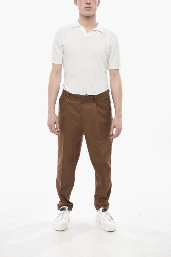  파올로페코라 치노 팬츠 24IC1M0B12651831181 Brown - PAOLO PECORA