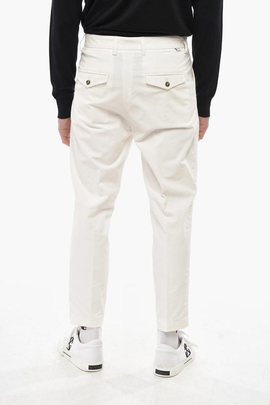  파올로페코라 치노 팬츠 24IC1M0B12201631102 White - PAOLO PECORA