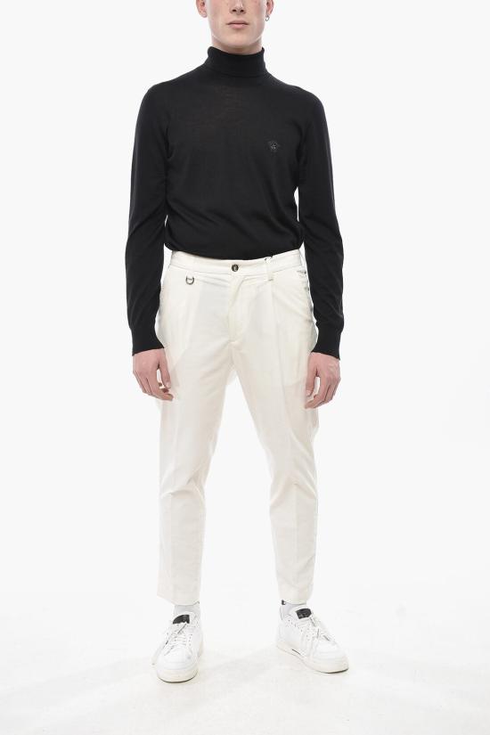  파올로페코라 치노 팬츠 24IC1M0B12201631102 White - PAOLO PECORA