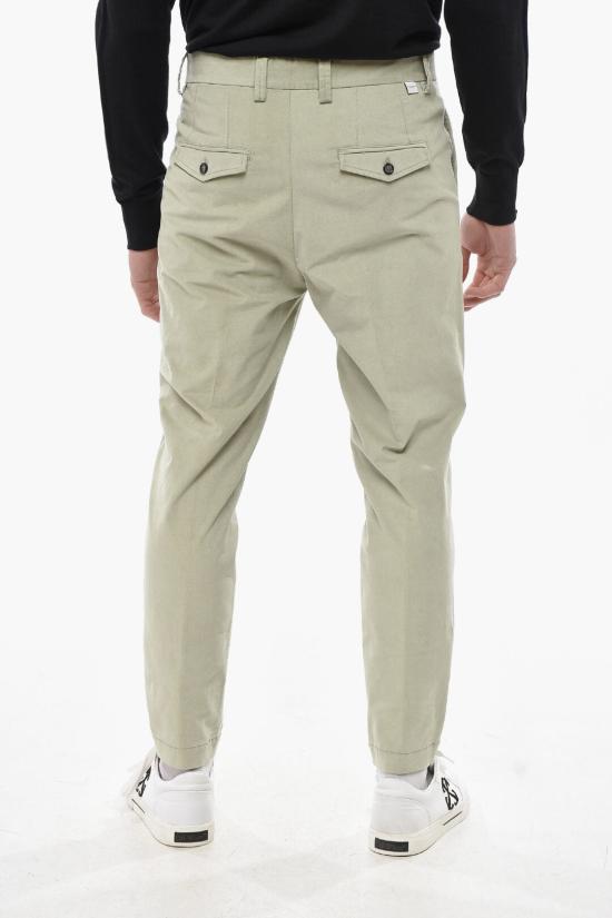  파올로페코라 치노 팬츠 24IC1M0B12201635636 Green - PAOLO PECORA