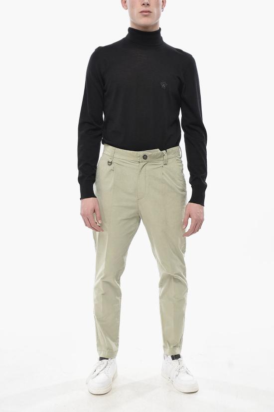  파올로페코라 치노 팬츠 24IC1M0B12201635636 Green - PAOLO PECORA