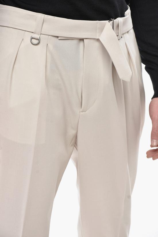  파올로페코라 스트레이트 팬츠 24IC1M0B05230571420 Beige - PAOLO PECORA MILANO