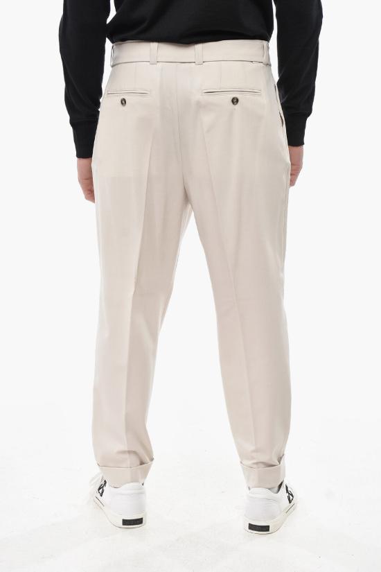  파올로페코라 스트레이트 팬츠 24IC1M0B05230571420 Beige - PAOLO PECORA MILANO