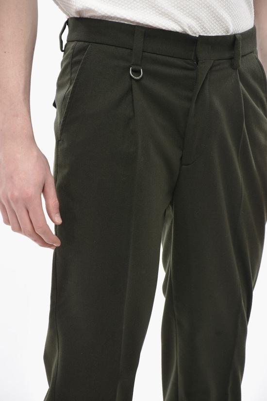  파올로페코라 스트레이트 팬츠 24IC1M0B12951345334 Military Green - PAOLO PECORA MILANO