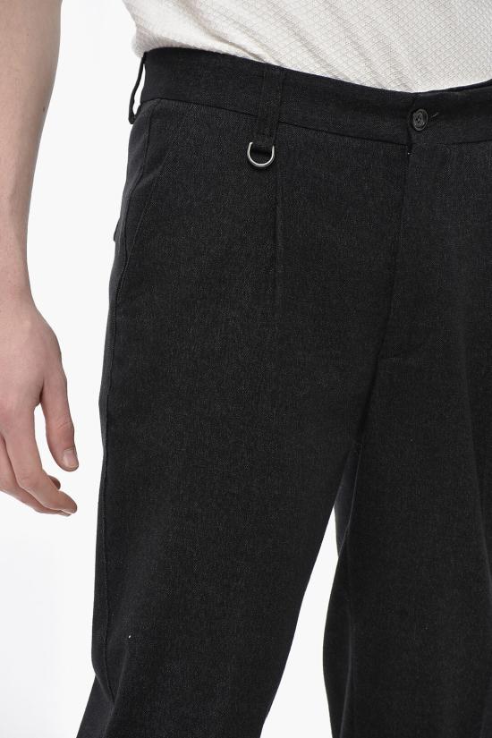  파올로페코라 스트레이트 팬츠 24IC1M0B12101629000 Black - PAOLO PECORA